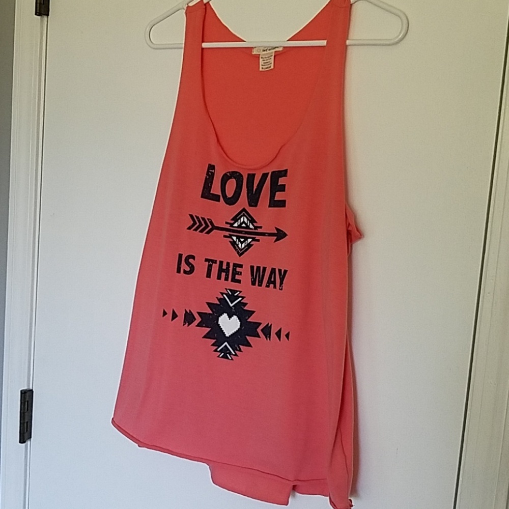 Light Pink Tank w/ Scarf